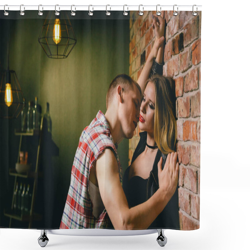 Personality  Couple Of Wild Lovers Shower Curtains