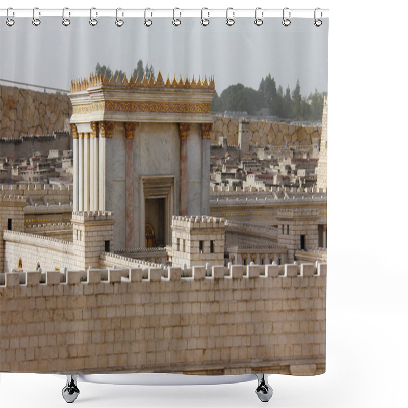 Personality  Second Temple. Ancient Jerusalem. Shower Curtains