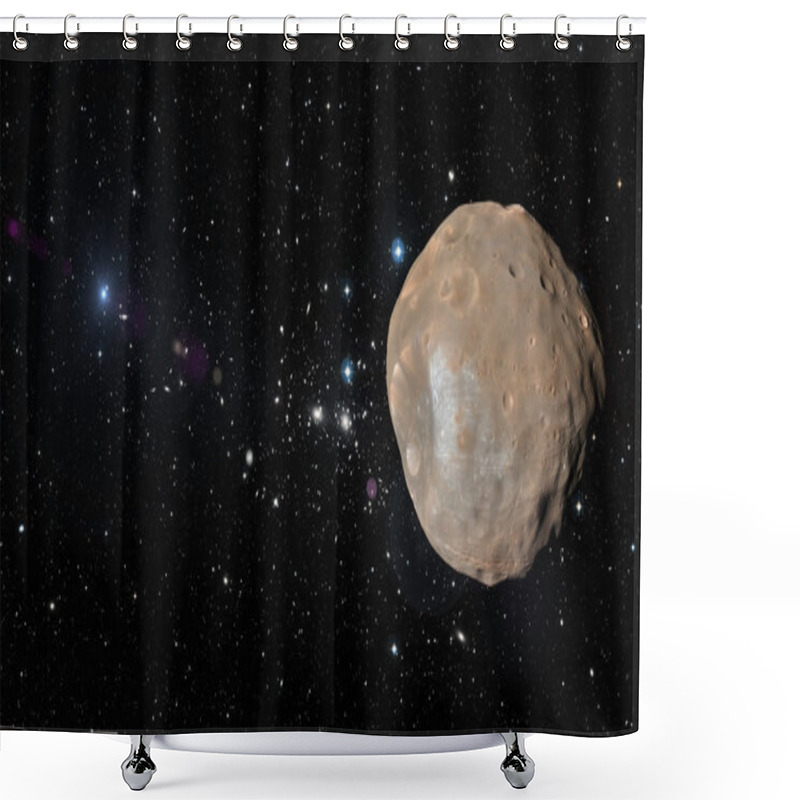 Personality  Planet Phobos In Outer Space. Elements Of This Image Furnished By NASA Shower Curtains