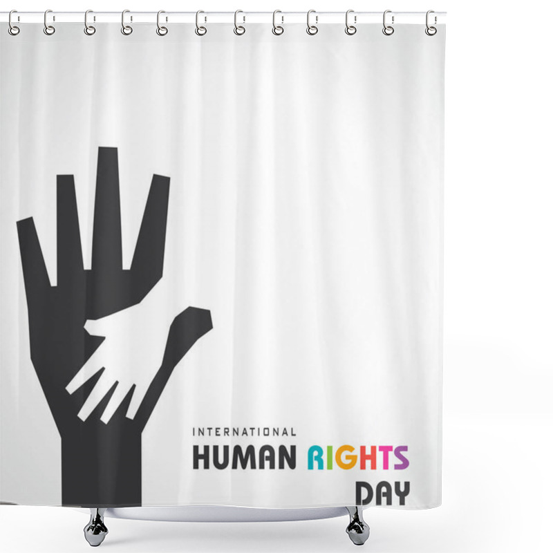 Personality  International Human Rights Day -10 December Shower Curtains