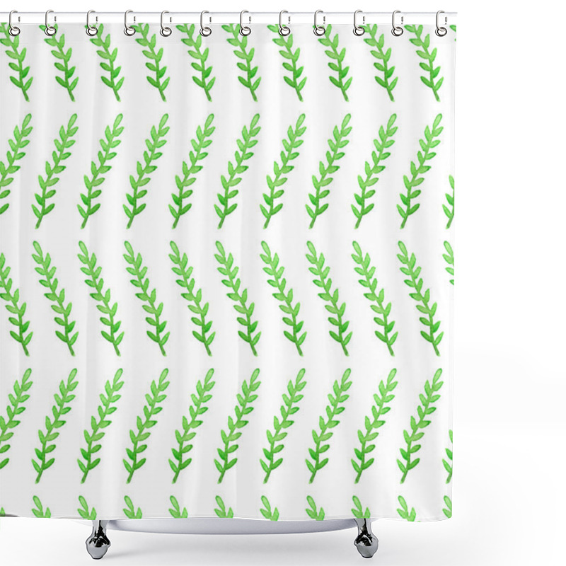 Personality  Simple And Cute Floral Seamless Pattern. Shower Curtains