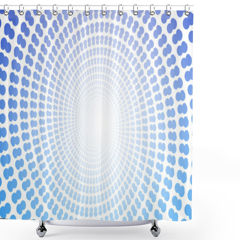 Personality  Zoom Spiral Copyspace Backdrop Shower Curtains