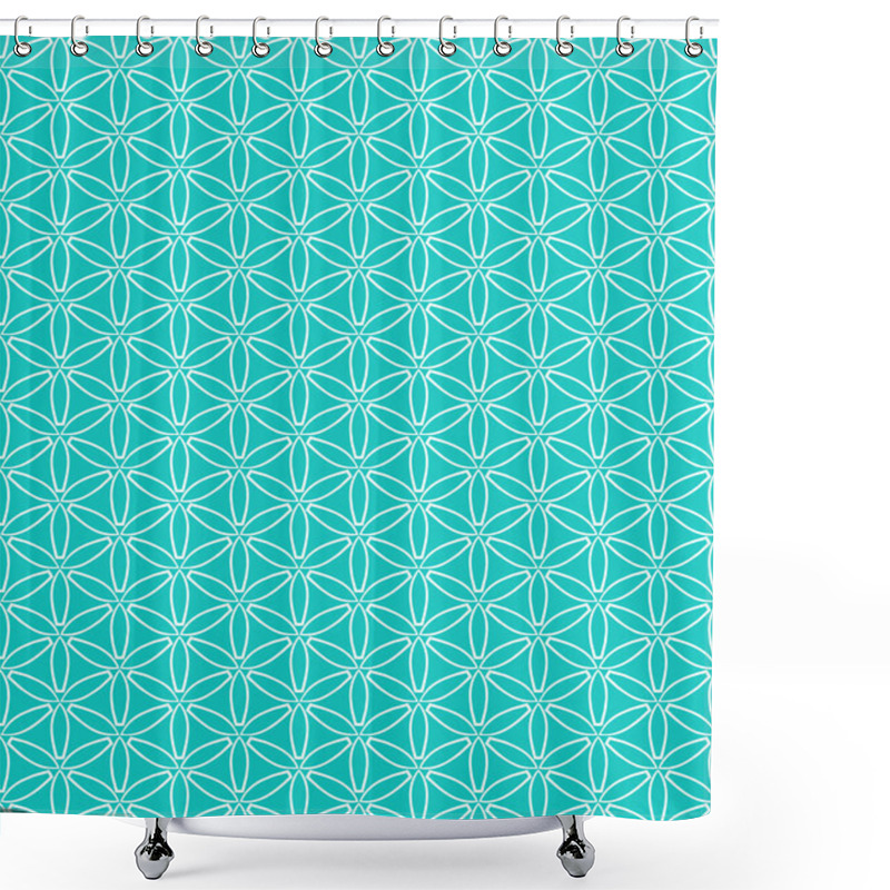 Personality  Geometric Pattern Shower Curtains