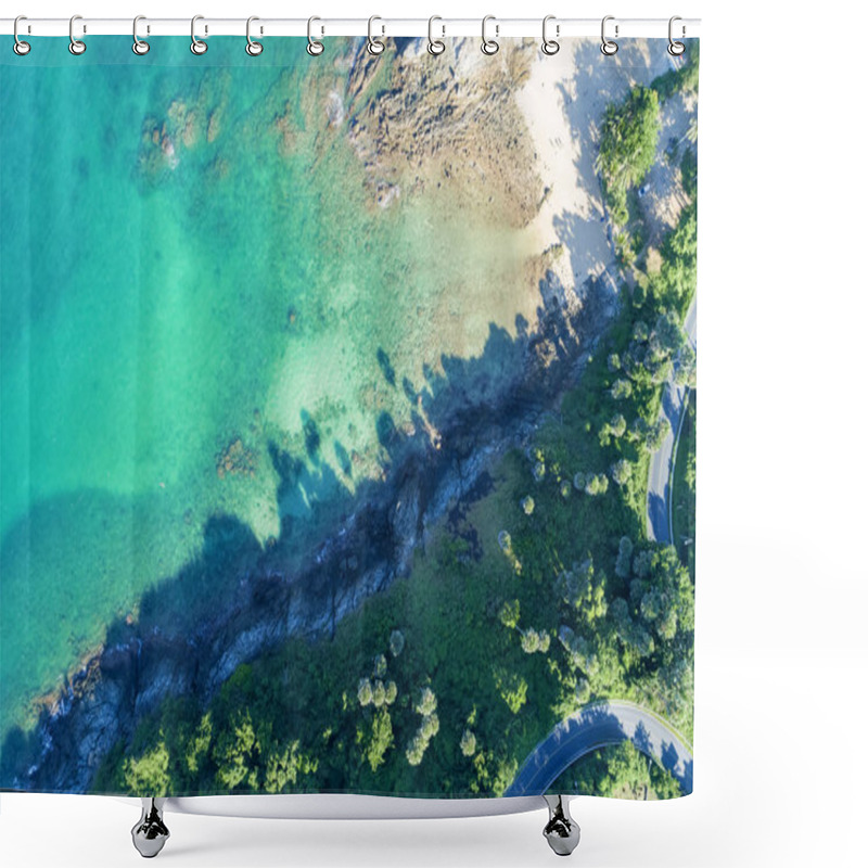 Personality  Drone View Top View Landscape Nature Scenery View  Shower Curtains