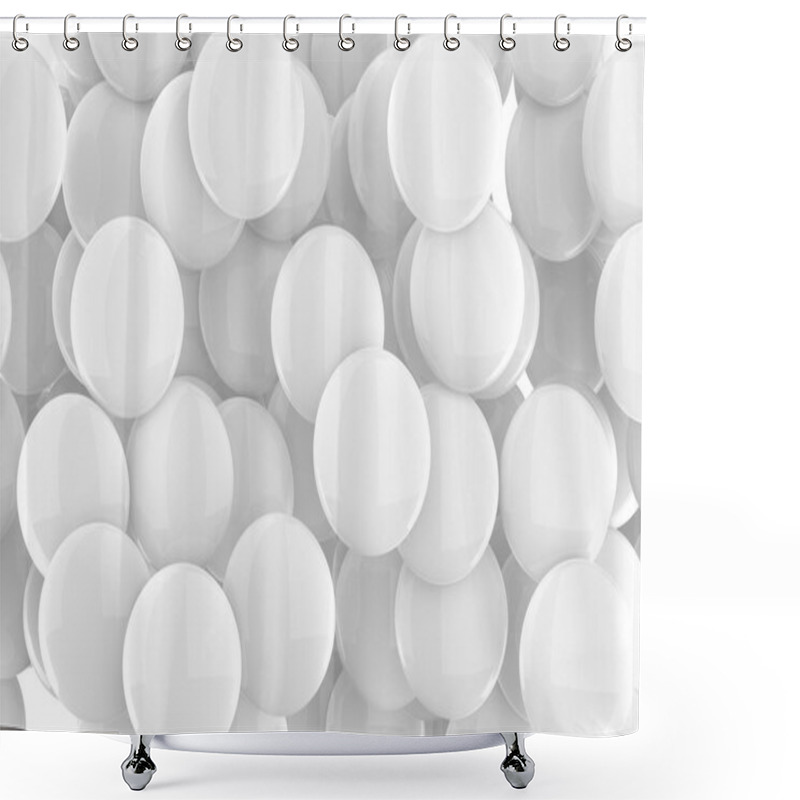 Personality  Abstract Background Shower Curtains