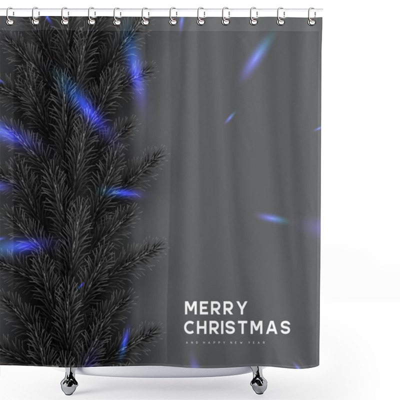 Personality  Merry Christmas And Happy New Year. Shower Curtains