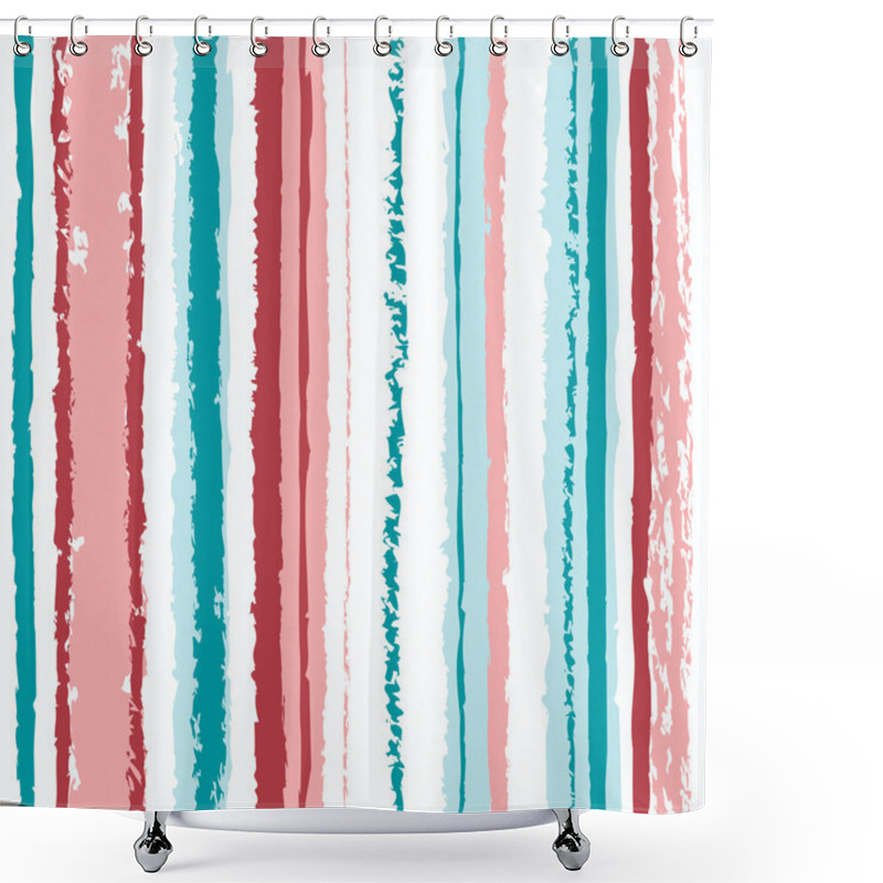 Personality  Seamless Stripes Pattern Shower Curtains