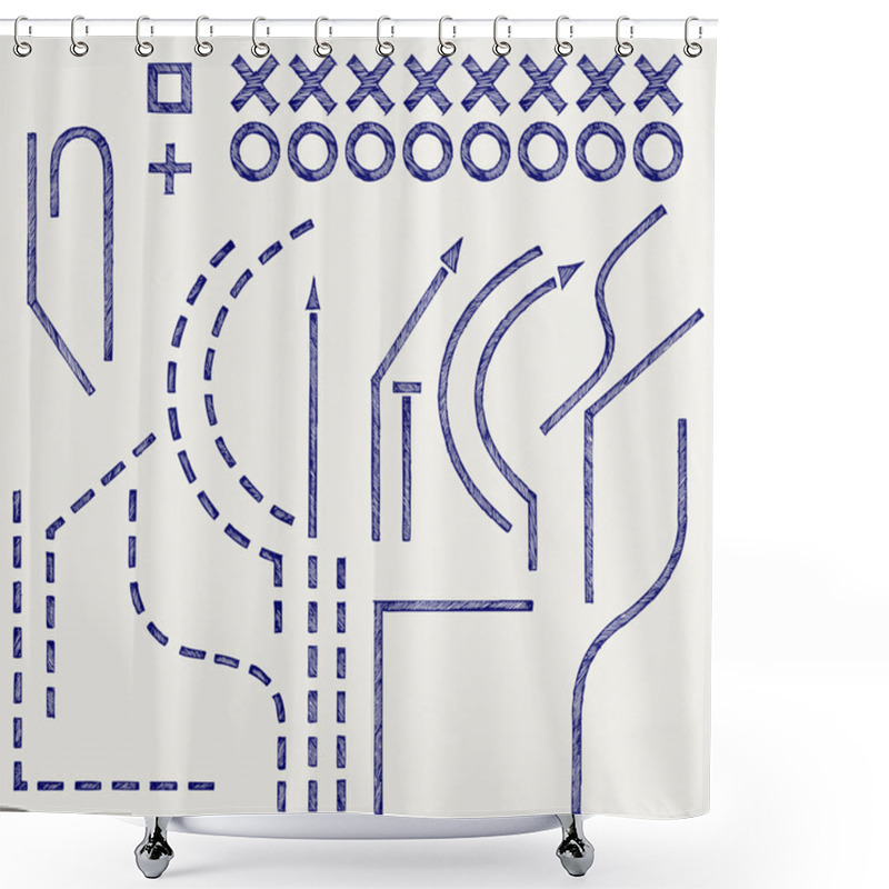 Personality  Parts And Plan For The Soccer Game Shower Curtains