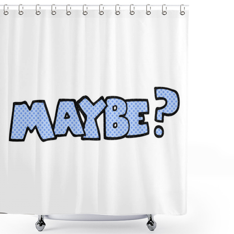 Personality  Freehand Drawn Cartoon Shower Curtains