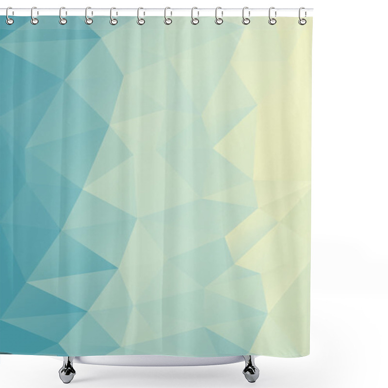 Personality  Abstract Geometric Background Shower Curtains