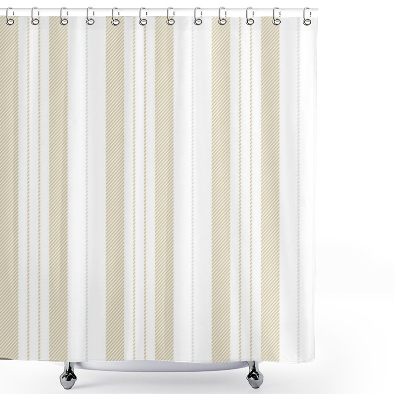 Personality  Classic Golden Lines Seamless Fabric Texture Shower Curtains