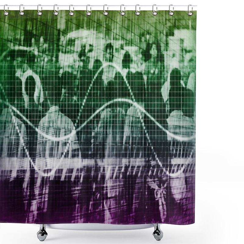 Personality  Statistics Shower Curtains