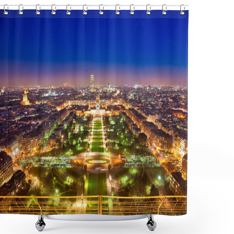 Personality  Paris At Sunset Shower Curtains