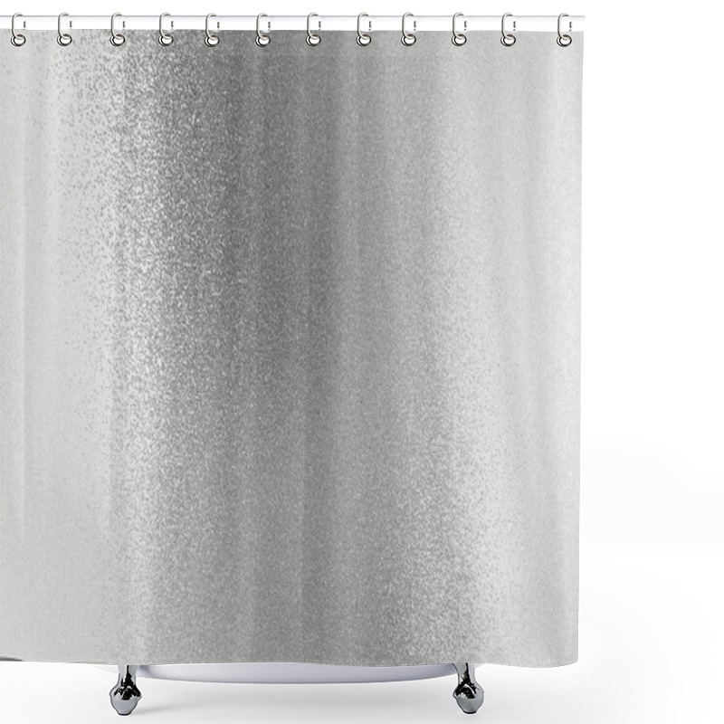 Personality  Texture Of Reflection On Rough Gray Silver Sheet, Abstract Background Shower Curtains