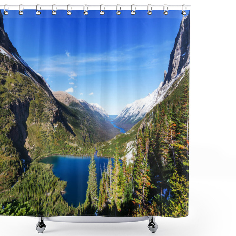 Personality  Glacier National Park Shower Curtains