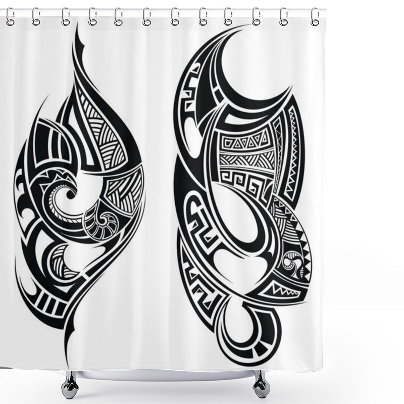 Personality  Tribal Tattoo Shower Curtains