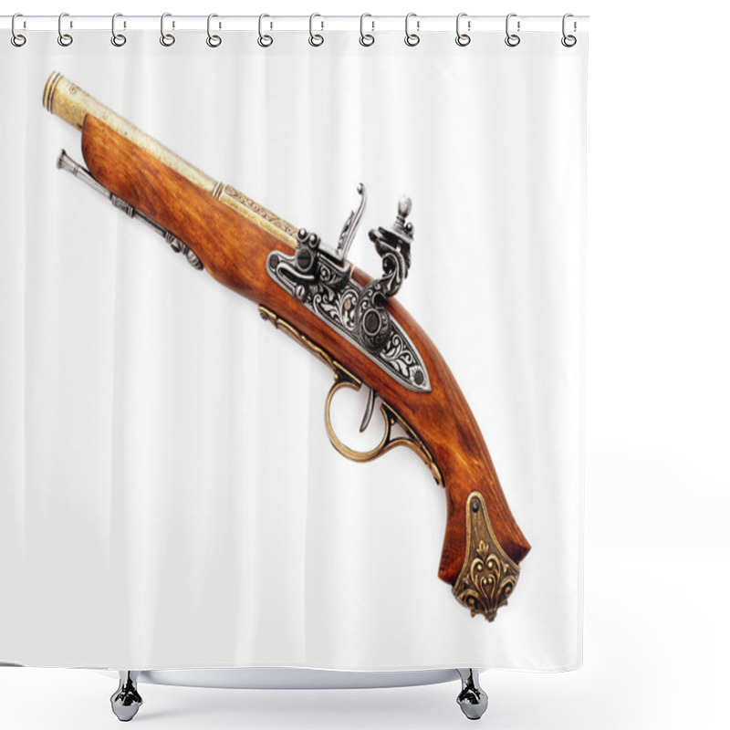 Personality  Pistol Shower Curtains