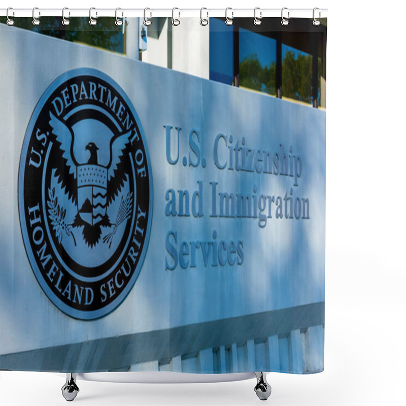 Personality  U.S. Citizenship And Immigration Services Agency USCIS Shower Curtains