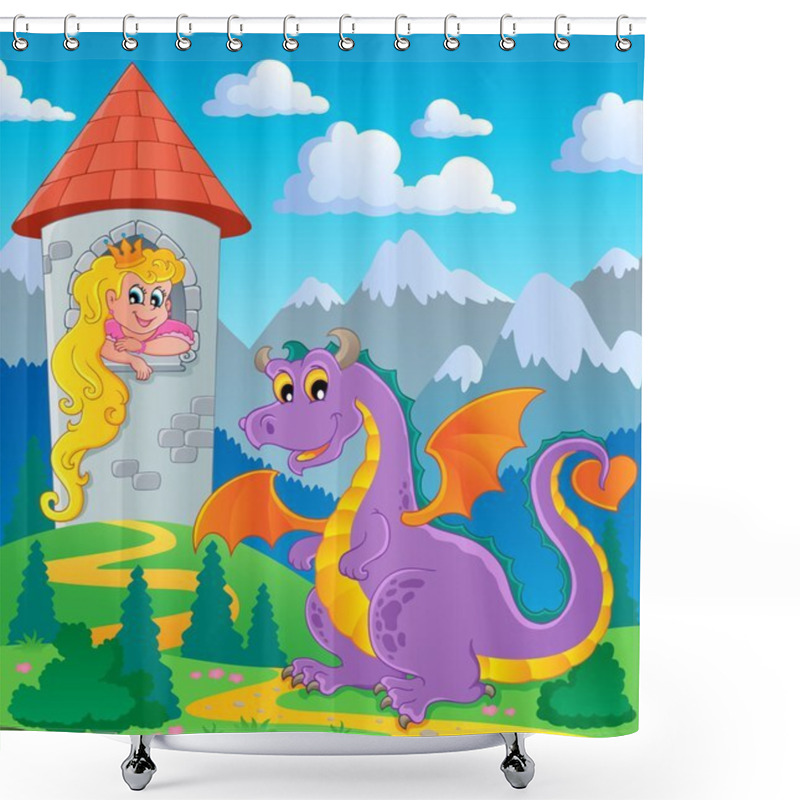 Personality  Dragon Theme Image 3 Shower Curtains