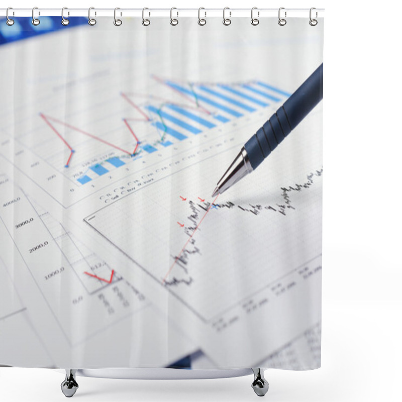 Personality  Charts And Graphs Of Sales Shower Curtains