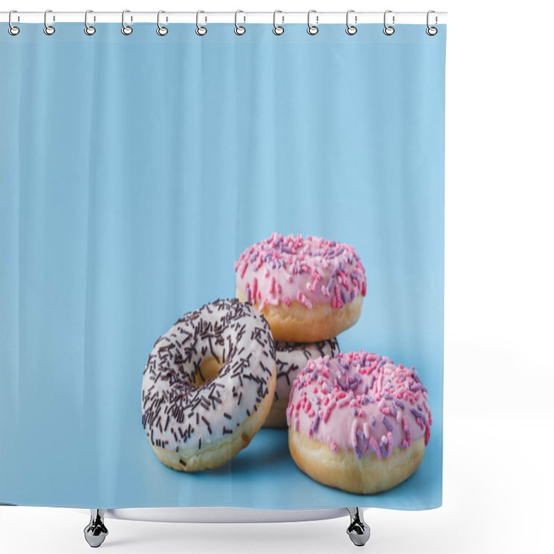 Personality  Unbalanced Diet Treats Cookies And Donuts Shower Curtains