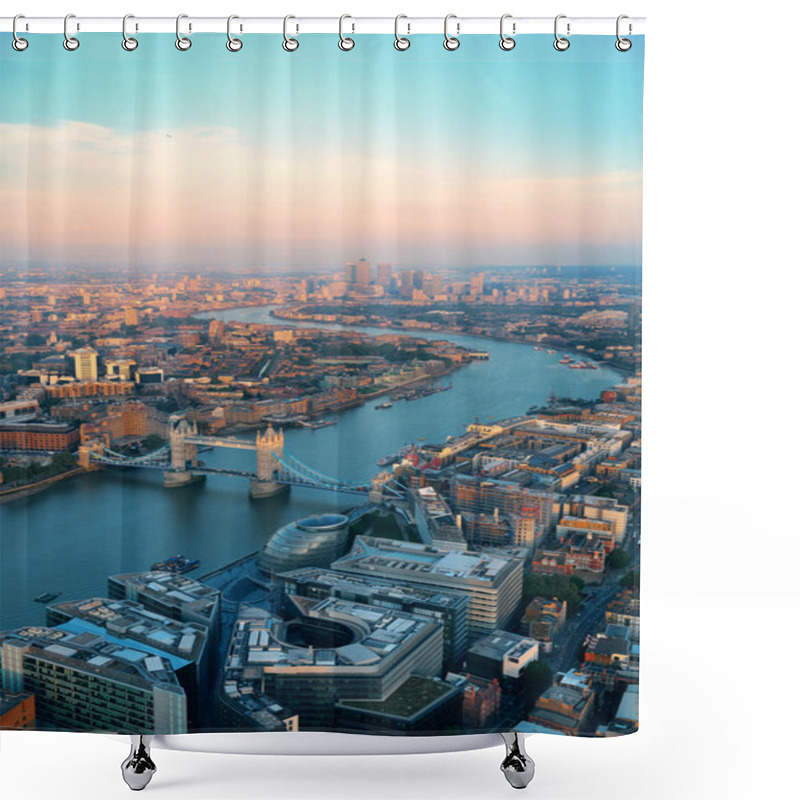 Personality  London Aerial Shower Curtains