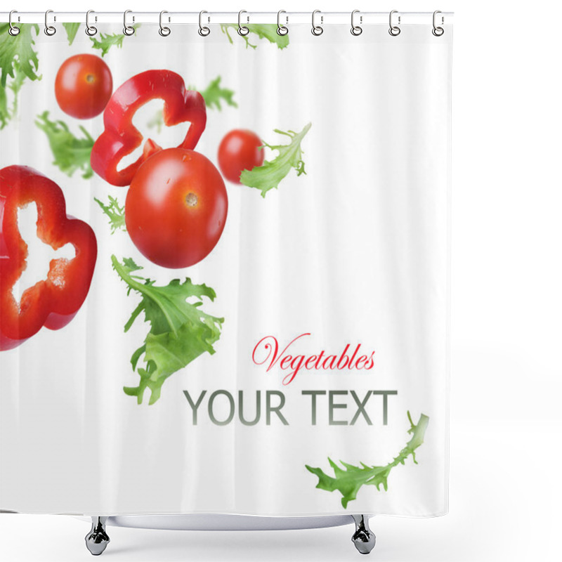 Personality  Vegetables Shower Curtains