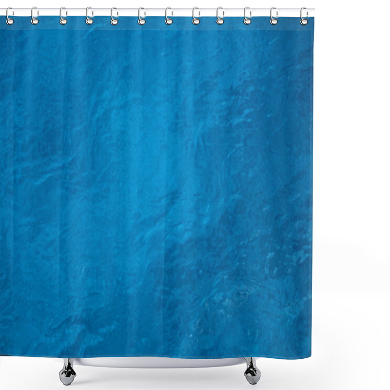 Personality  Vibrant Blue Crystal Clear Ocean Water As A Background Shower Curtains