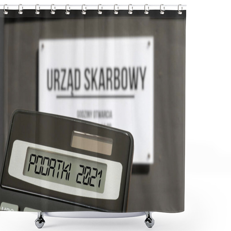 Personality  Tax Office In Poland, Calculator And Taxes 2021 Shower Curtains