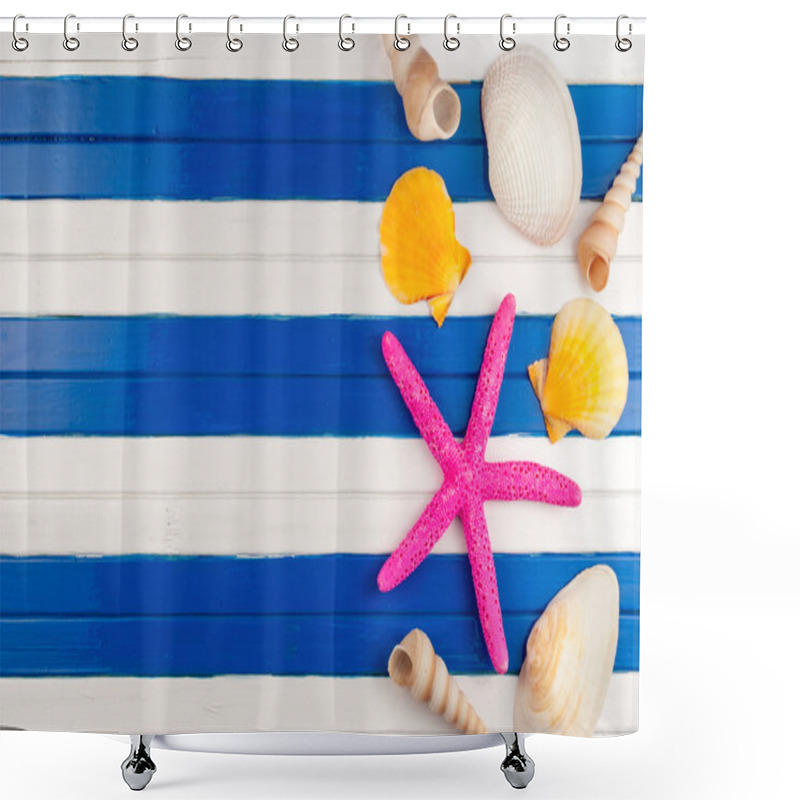 Personality  Marine Composition. Shower Curtains