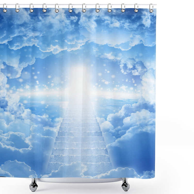 Personality  Way To Heaven Shower Curtains