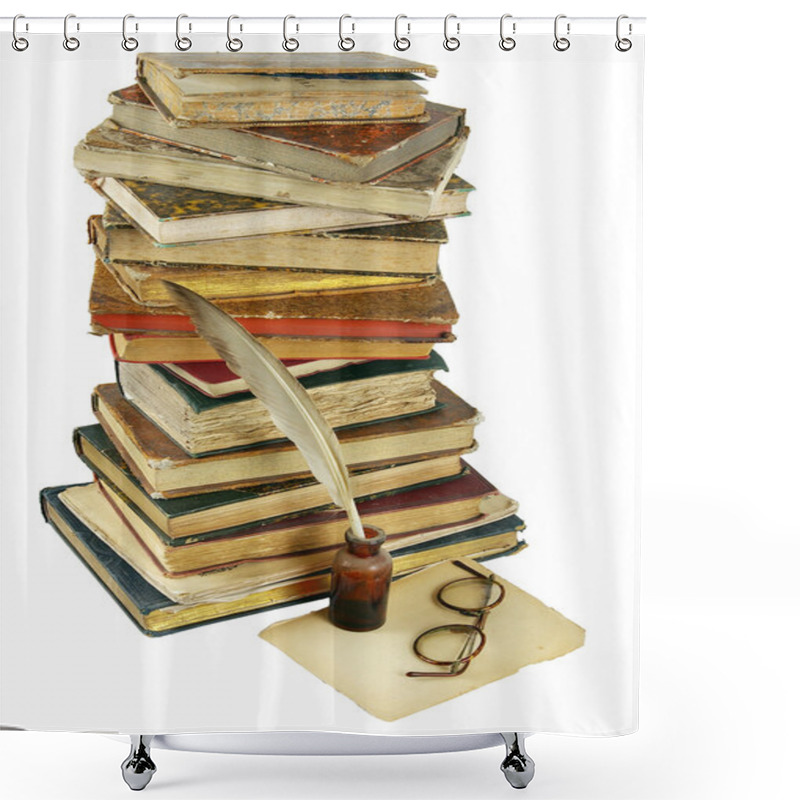 Personality  The Ancient Book Shower Curtains