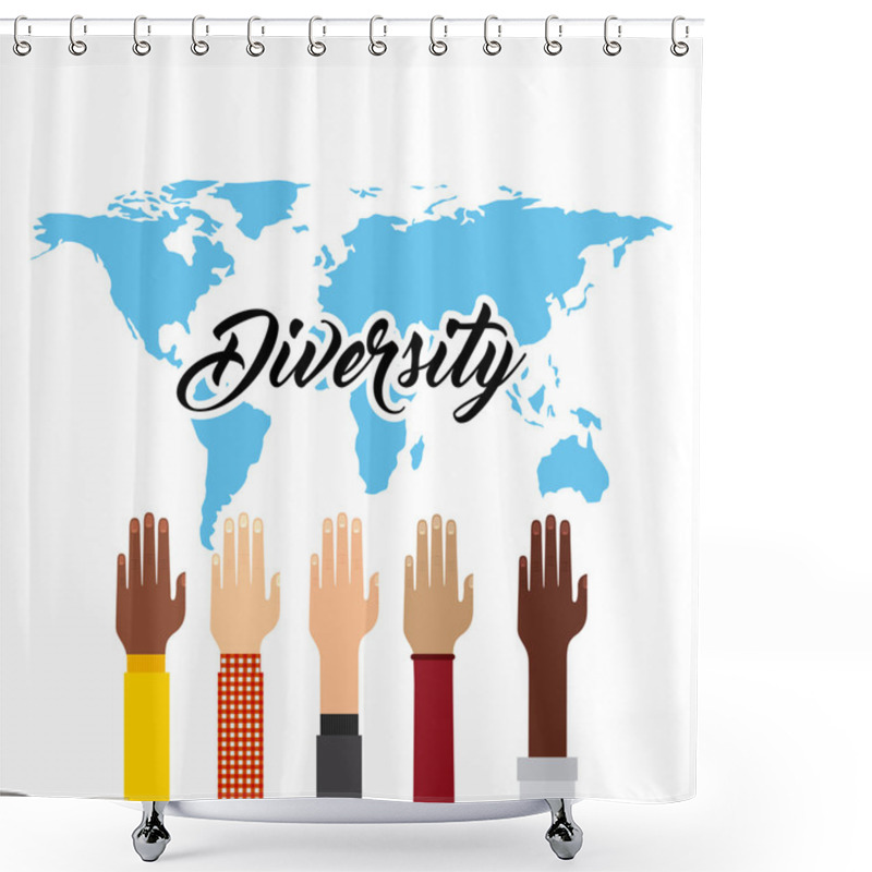 Personality  Diversity Of World Cultures Shower Curtains