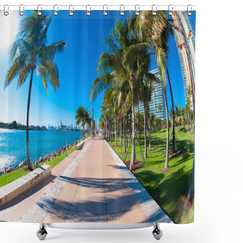 Personality  Miami Beach Shower Curtains