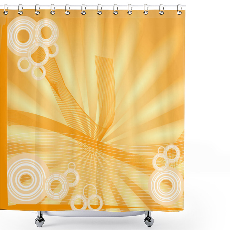 Personality  Retro Music Shower Curtains