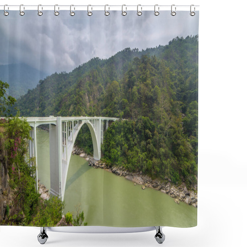 Personality  The Coronation Bridge, Also Known As The Sevoke Bridge, In Darjeeling, West Bengal, India. It Spans Across The Teesta River, Connecting The Districts Of Darjeeling And Jalpaiguri. Shower Curtains