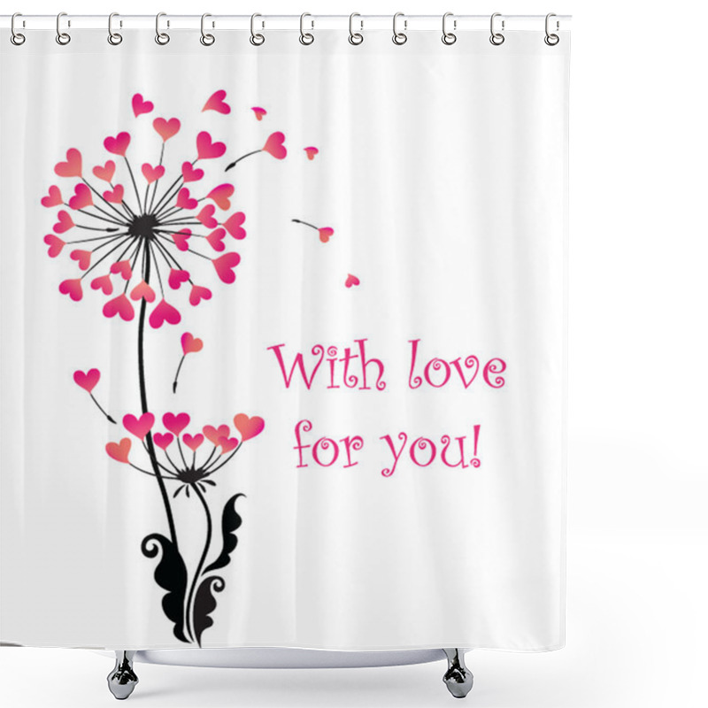 Personality  With Love For You Shower Curtains