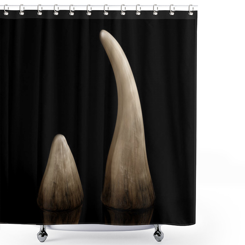 Personality  Rhino Horn Shower Curtains