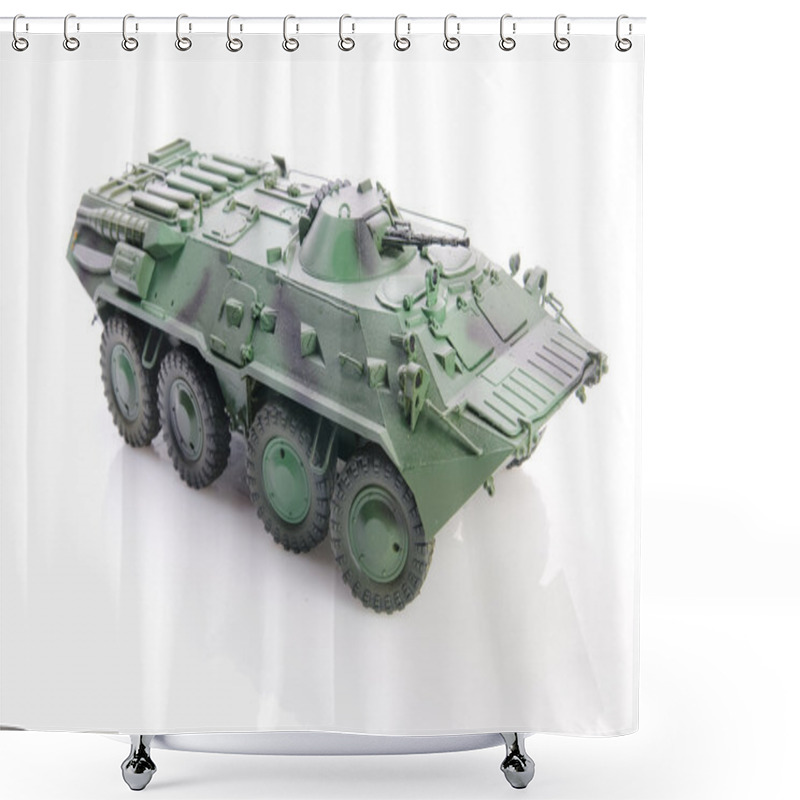 Personality  Armoured Personnel Carrier Shower Curtains