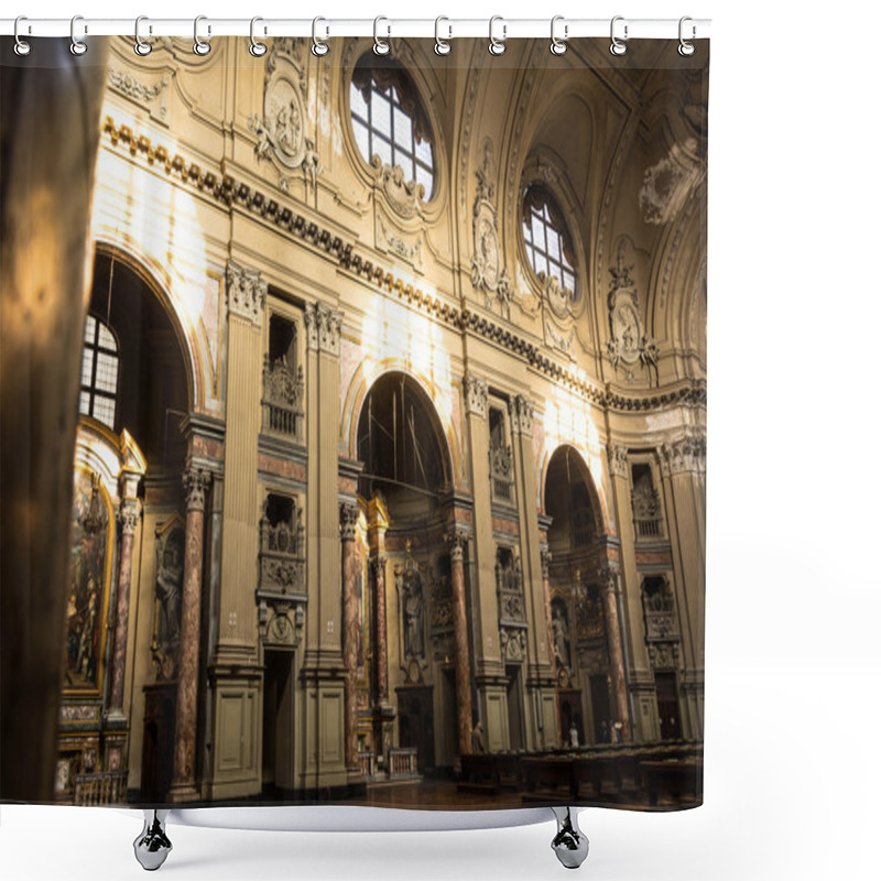 Personality  The Inside Of The Church Of San Filippo Neri, Turin Shower Curtains