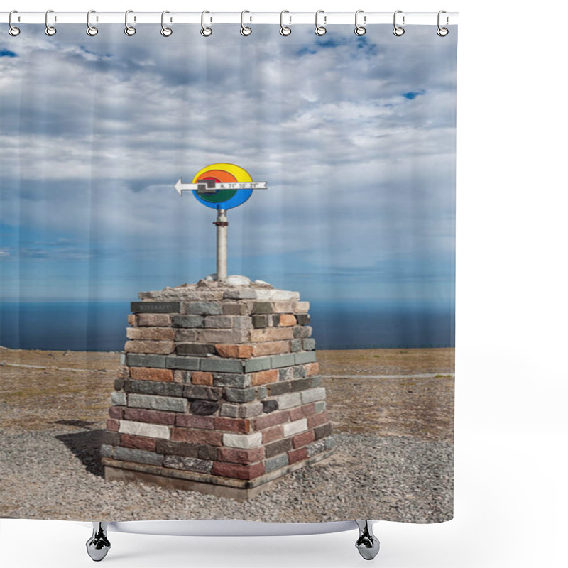 Personality  North Cape In Mageroya Island, Norway Shower Curtains