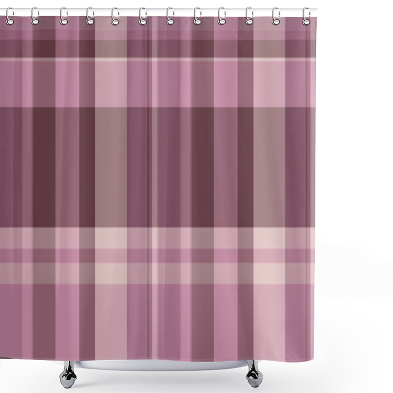 Personality  Subtle Mauve And Brown Plaid Pattern.  Perfect For Textile Design, Website Backgrounds, Or Fashion Illustrations.  A Soft, Sophisticated Texture Ideal For Adding A Touch Of Elegance To Your Projects. Shower Curtains