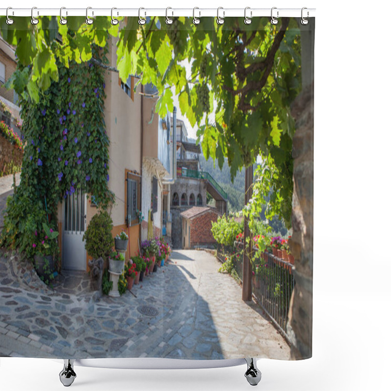 Personality  Casares, Beautiful Little Town In Las Hurdes Region, Caceres, Extremadura, Spain Shower Curtains