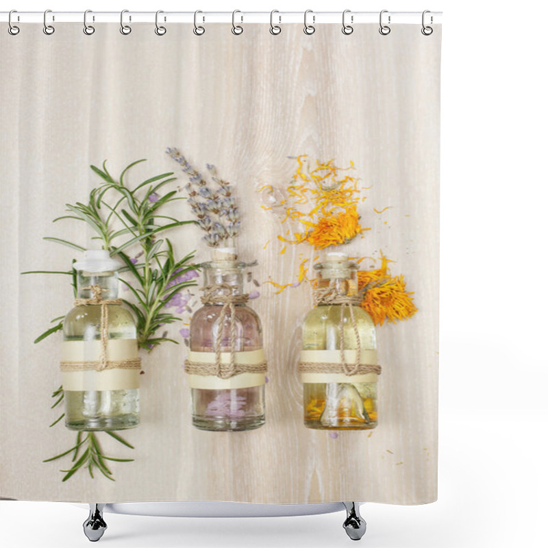 Personality  Aromatherapy Massage Oils Shower Curtains