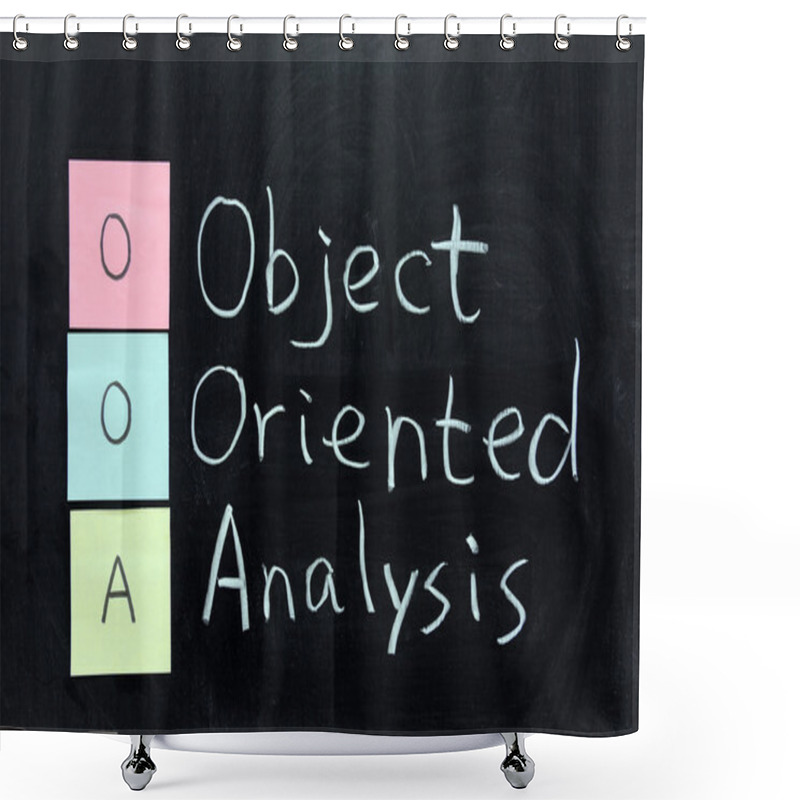 Personality  OOA, Object Oriented Analysis Shower Curtains