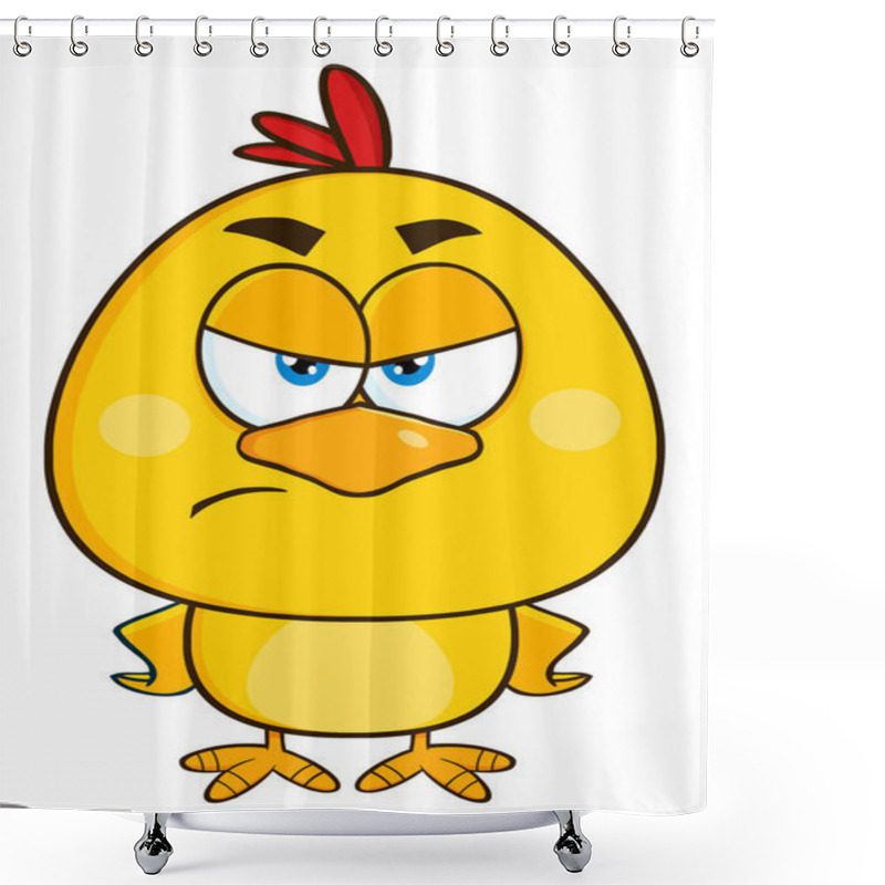 Personality  Chick Cartoon Character Shower Curtains