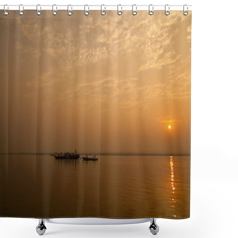 Personality  Ganges River Shower Curtains