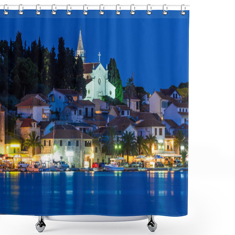 Personality  Rogoznica By Night Shower Curtains