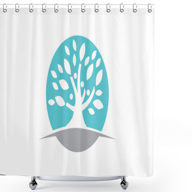 Personality  Tree Of Life Healing Center Shower Curtains