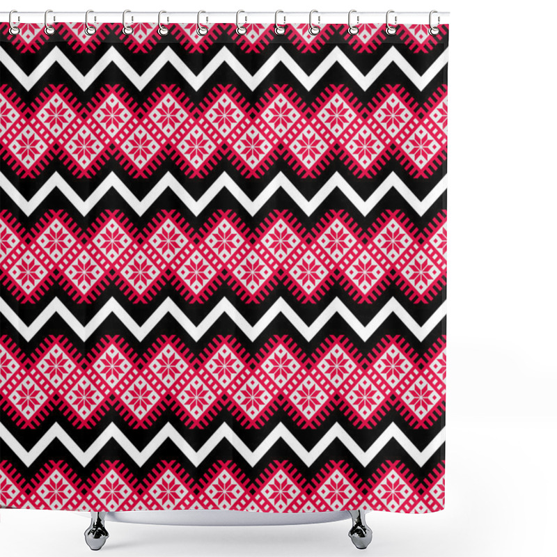 Personality  Ethnic Background Shower Curtains